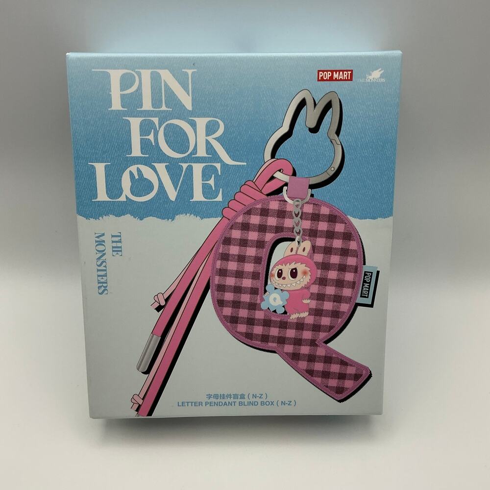 Pop Mart Pin For Love The Monsters Plush Pendant Blind Box Sealed